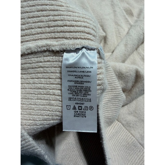 Ann Taylor Sweater Womens Sz Small Pink Alpaca Blend Knit V Neck - Picture 4 of 6